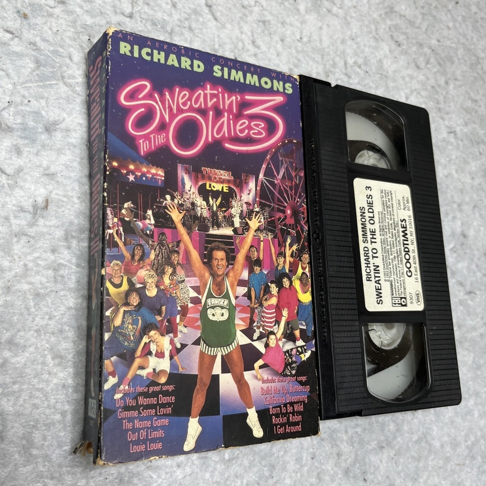 Richard Simmons - Sweatin' to the Oldies 3 (VHS, 1993)